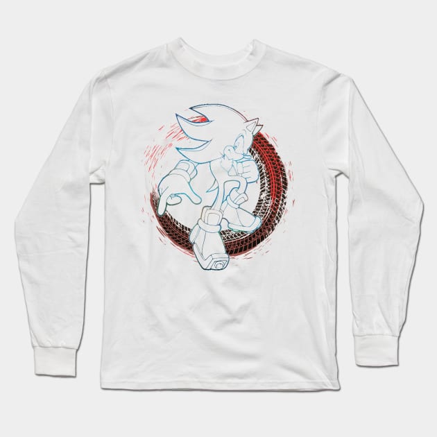 Sonic The Hedgehog - Shadow The Hedgehog - Type A - Colorful Long Sleeve T-Shirt by Obtineo